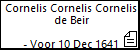 Cornelis Cornelis Cornelis de Beir