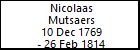 Nicolaas Mutsaers