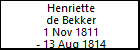 Henriette de Bekker