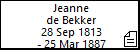 Jeanne de Bekker