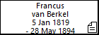 Francus van Berkel