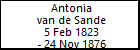 Antonia van de Sande