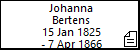 Johanna Bertens