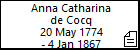 Anna Catharina de Cocq