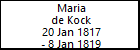 Maria de Kock