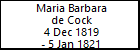 Maria Barbara de Cock