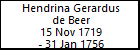 Hendrina Gerardus de Beer