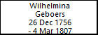 Wilhelmina Geboers