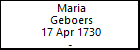 Maria Geboers