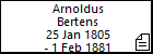 Arnoldus Bertens