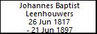 Johannes Baptist Leenhouwers