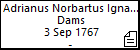 Adrianus Norbartus Ignatius Dams