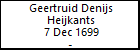 Geertruid Denijs Heijkants