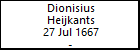 Dionisius Heijkants