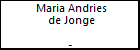Maria Andries de Jonge