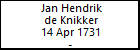 Jan Hendrik de Knikker