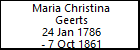 Maria Christina Geerts