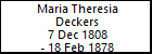 Maria Theresia Deckers