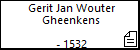Gerit Jan Wouter Gheenkens