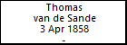 Thomas van de Sande