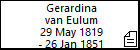 Gerardina van Eulum