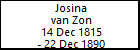 Josina van Zon