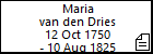 Maria van den Dries