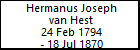 Hermanus Joseph van Hest