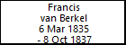 Francis van Berkel