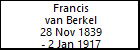 Francis van Berkel