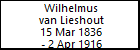 Wilhelmus van Lieshout