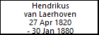 Hendrikus van Laerhoven