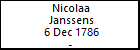 Nicolaa Janssens