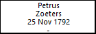 Petrus Zoeters