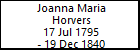 Joanna Maria Horvers