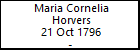 Maria Cornelia Horvers