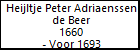 Heijltje Peter Adriaenssen de Beer