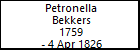 Petronella Bekkers