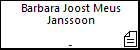 Barbara Joost Meus Janssoon
