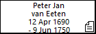 Peter Jan van Eeten