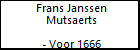 Frans Janssen Mutsaerts