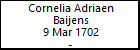 Cornelia Adriaen Baijens