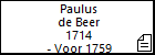 Paulus de Beer