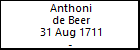 Anthoni de Beer