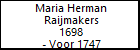 Maria Herman Raijmakers