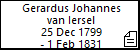 Gerardus Johannes van Iersel