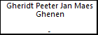 Gheridt Peeter Jan Maes Ghenen