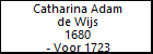 Catharina Adam de Wijs