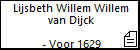 Lijsbeth Willem Willem van Dijck
