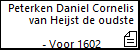 Peterken Daniel Cornelis van Heijst de oudste